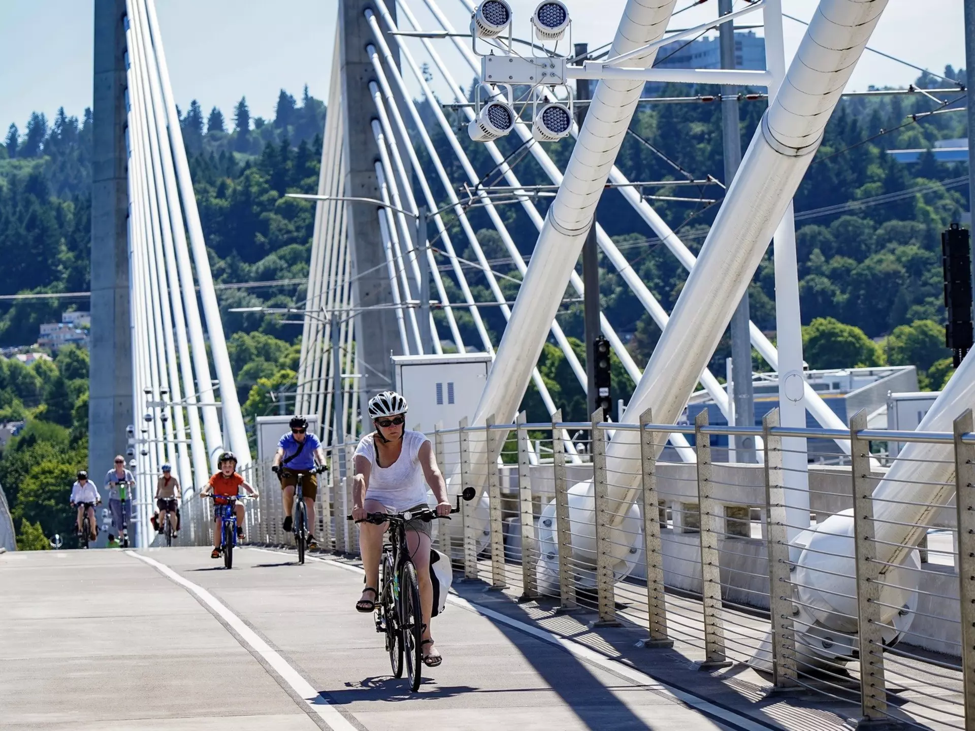 Walking or biking a few of Portland’s many bridges offers a terrific introduction to a terrific city. Bob Pool/Shutterstock