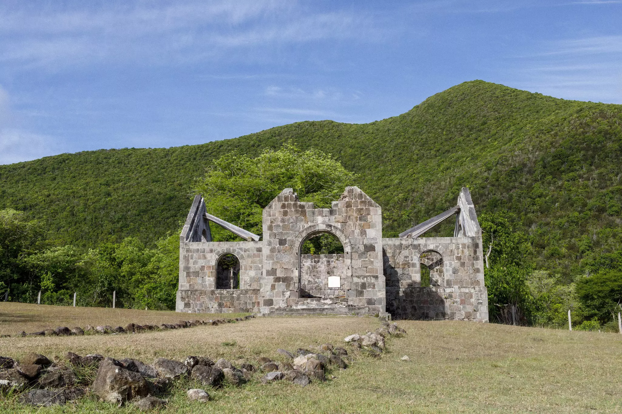 Cottle Church in Nevis, Caribbean