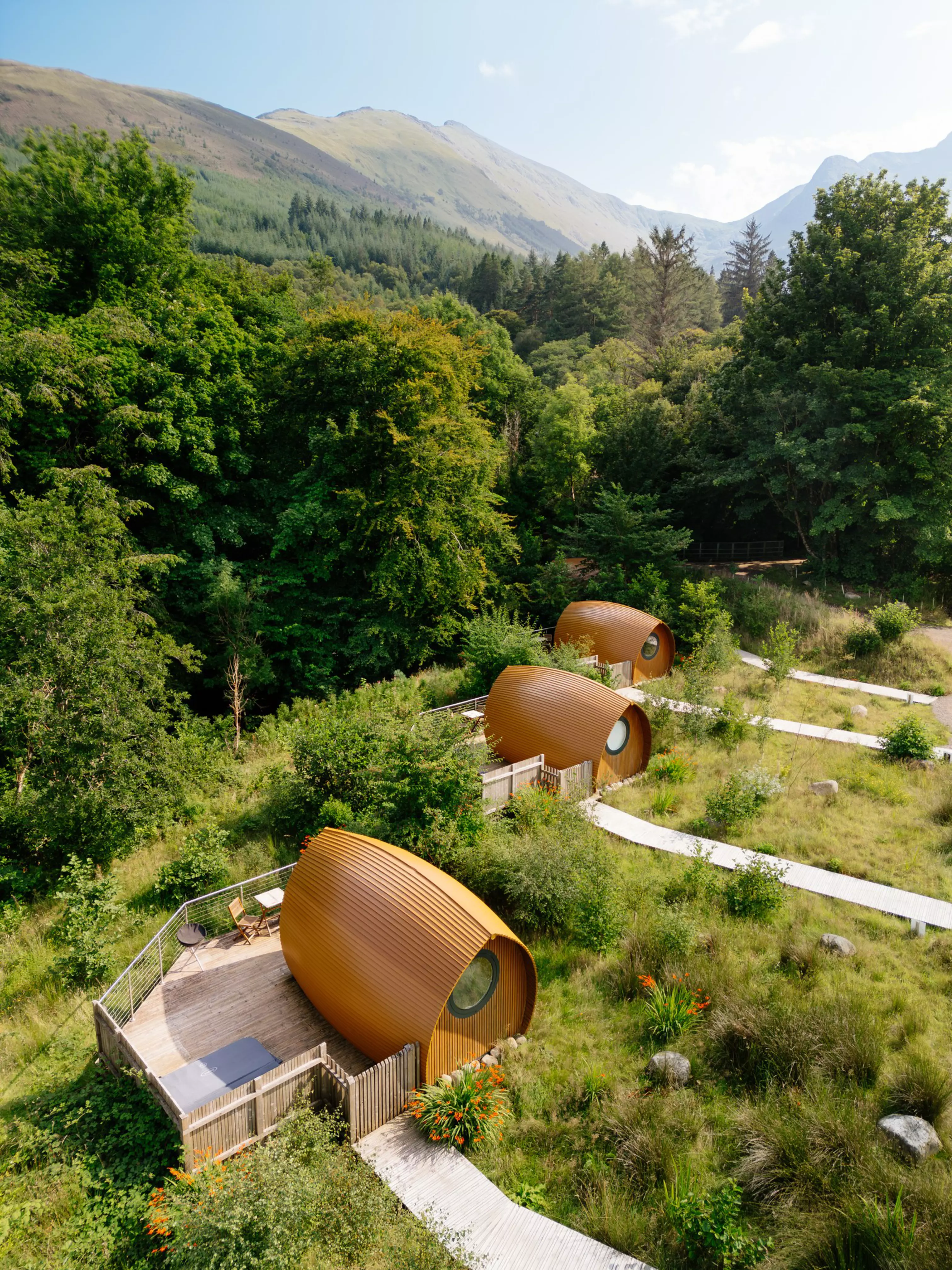 Armadilla Glamping Pods in Loch Tay.