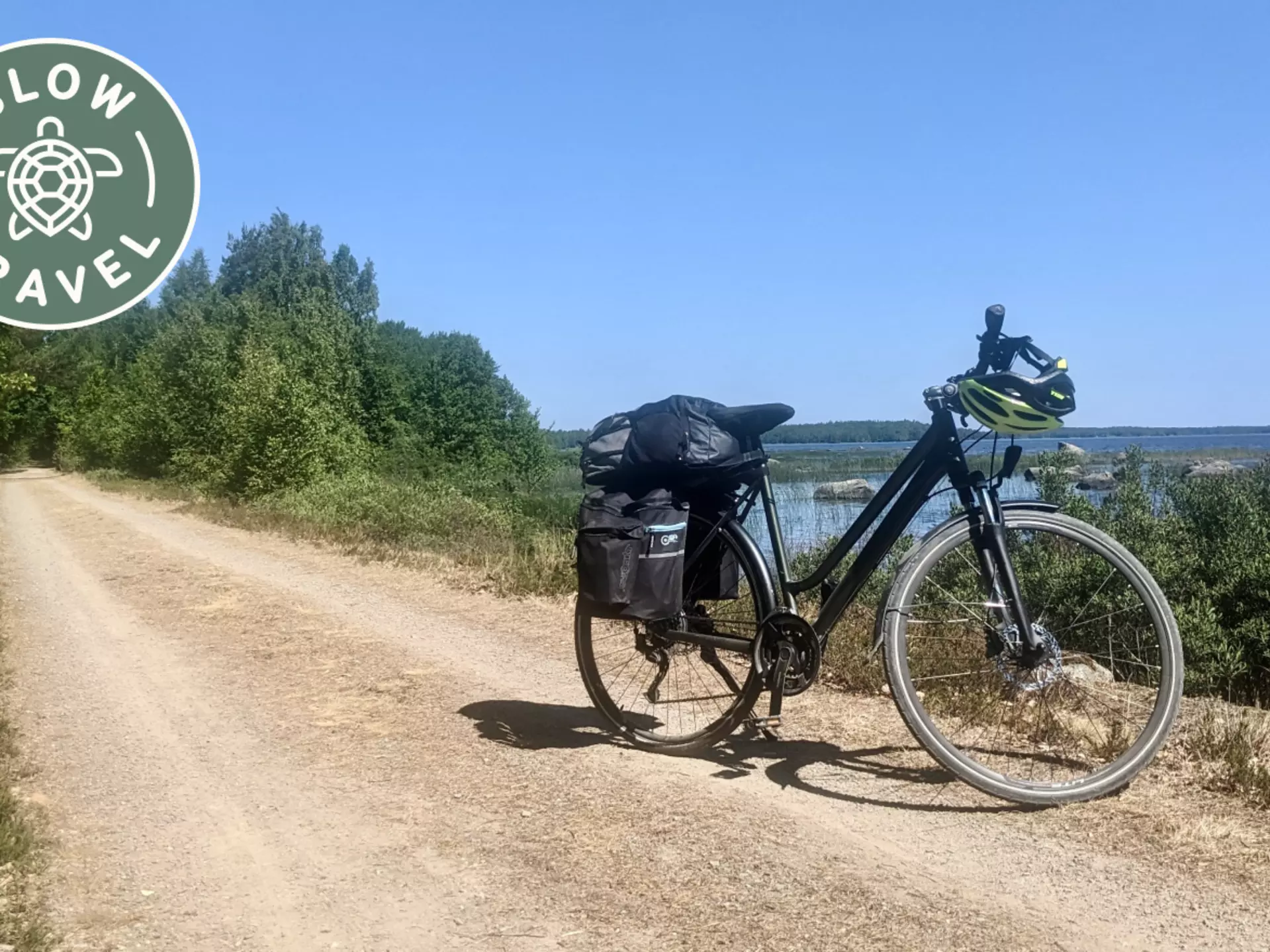 Pedaling past serene lakes and ancient forests helped our writer slow down © Amy Lynch / Lonely Planet