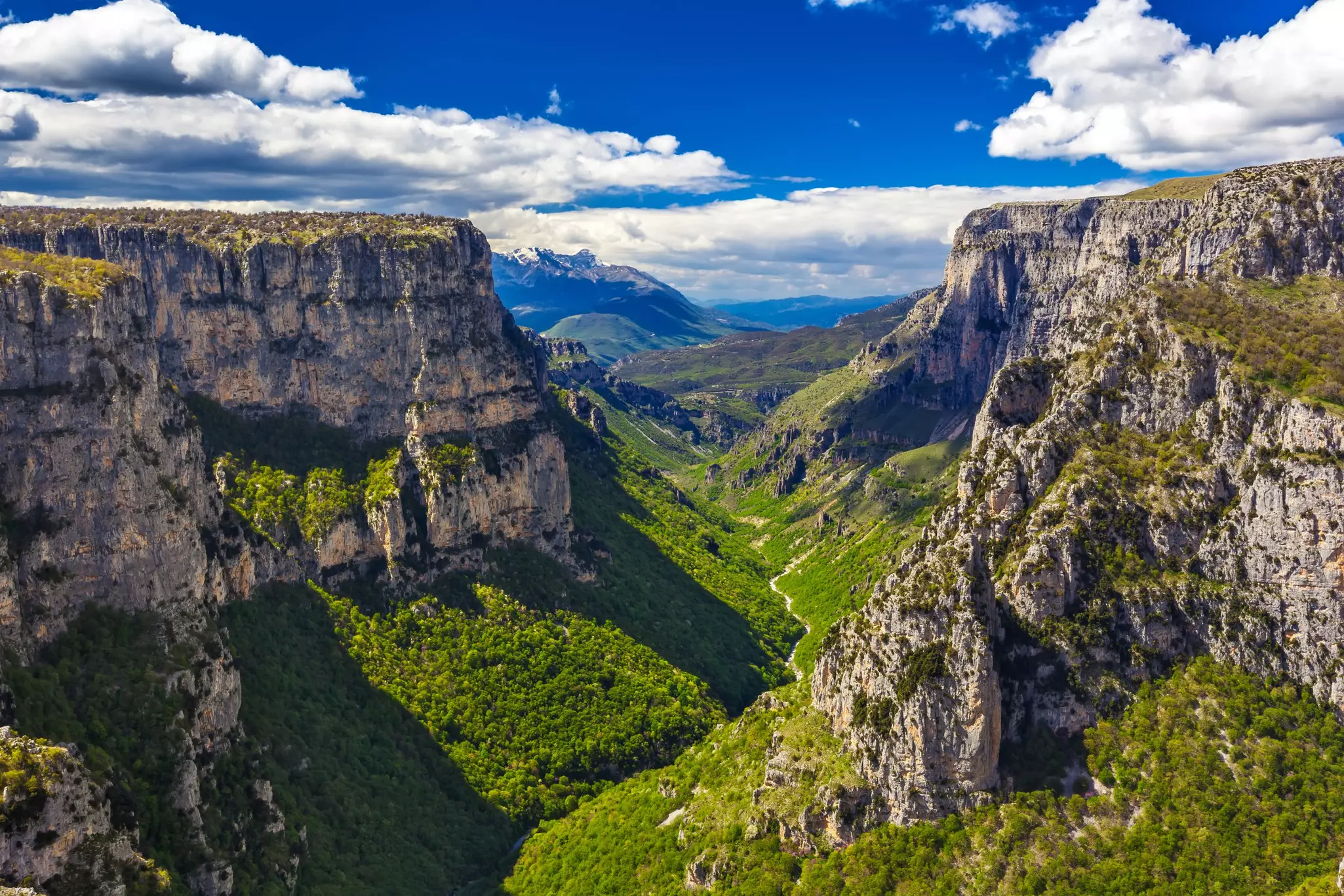 The Vikos Gorge.
