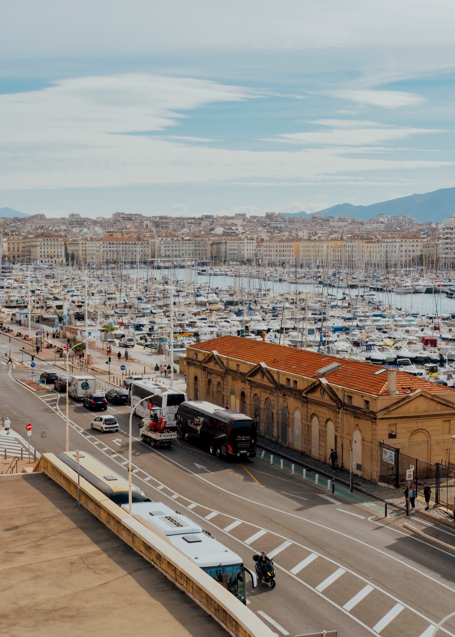 Vieux-Port (Old Port) in Marseille, France.