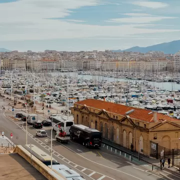 Vieux-Port (Old Port) in Marseille, France.