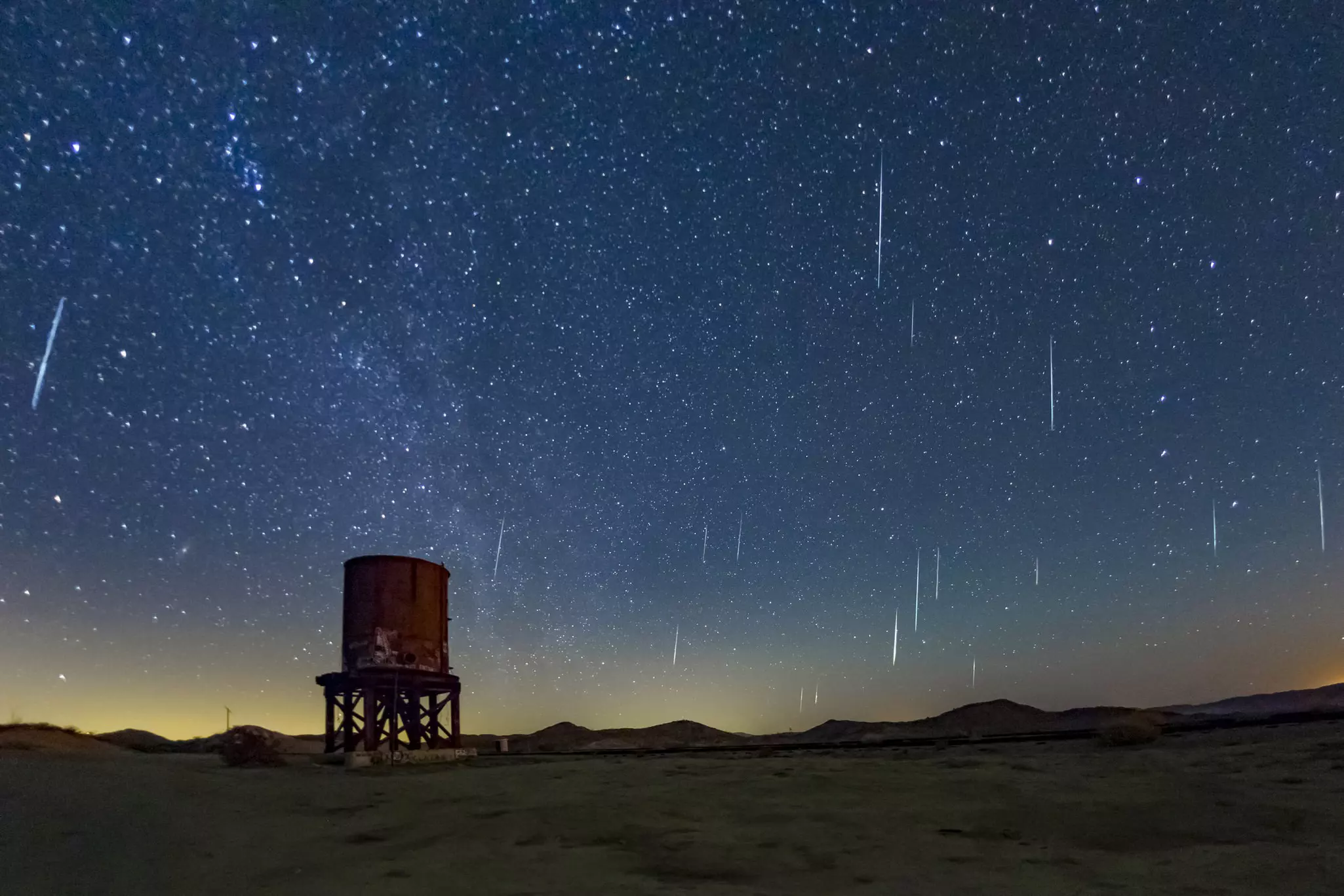 Anza-Borrego Desert State Park is a popular place not only for regular star-gazing, but also catching astronomical events like the Geminids meteor shower. Kevin Key / Getty Images