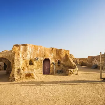 Star Wars sets, some abandoned and some repurposed, dot the Saharan landscape of southern Tunisia. Marques / Shutterstock