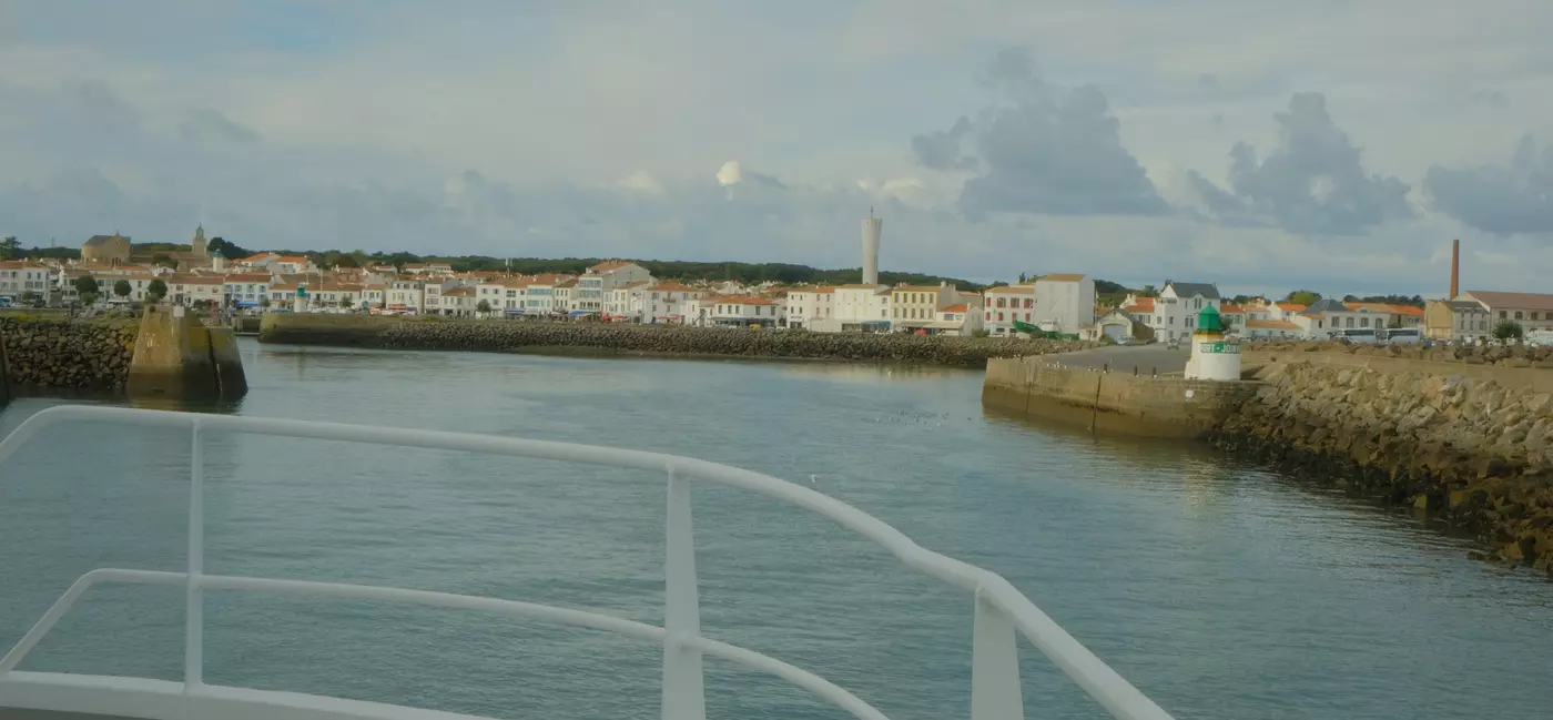 Aboard the Yeu Continent Ferry, from Fromentine to Île d'Yeu. 