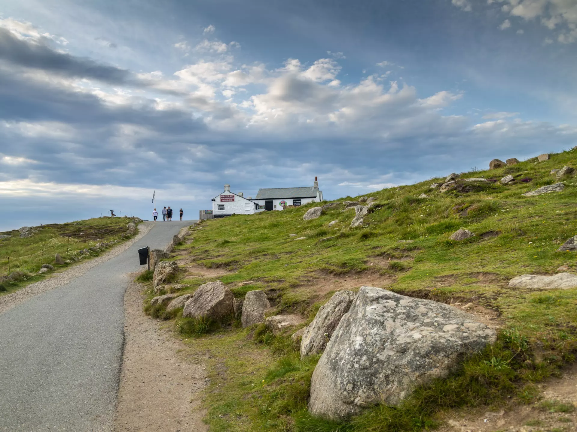 Land's End coastal pathway in Cornwall, Southwest England, UK