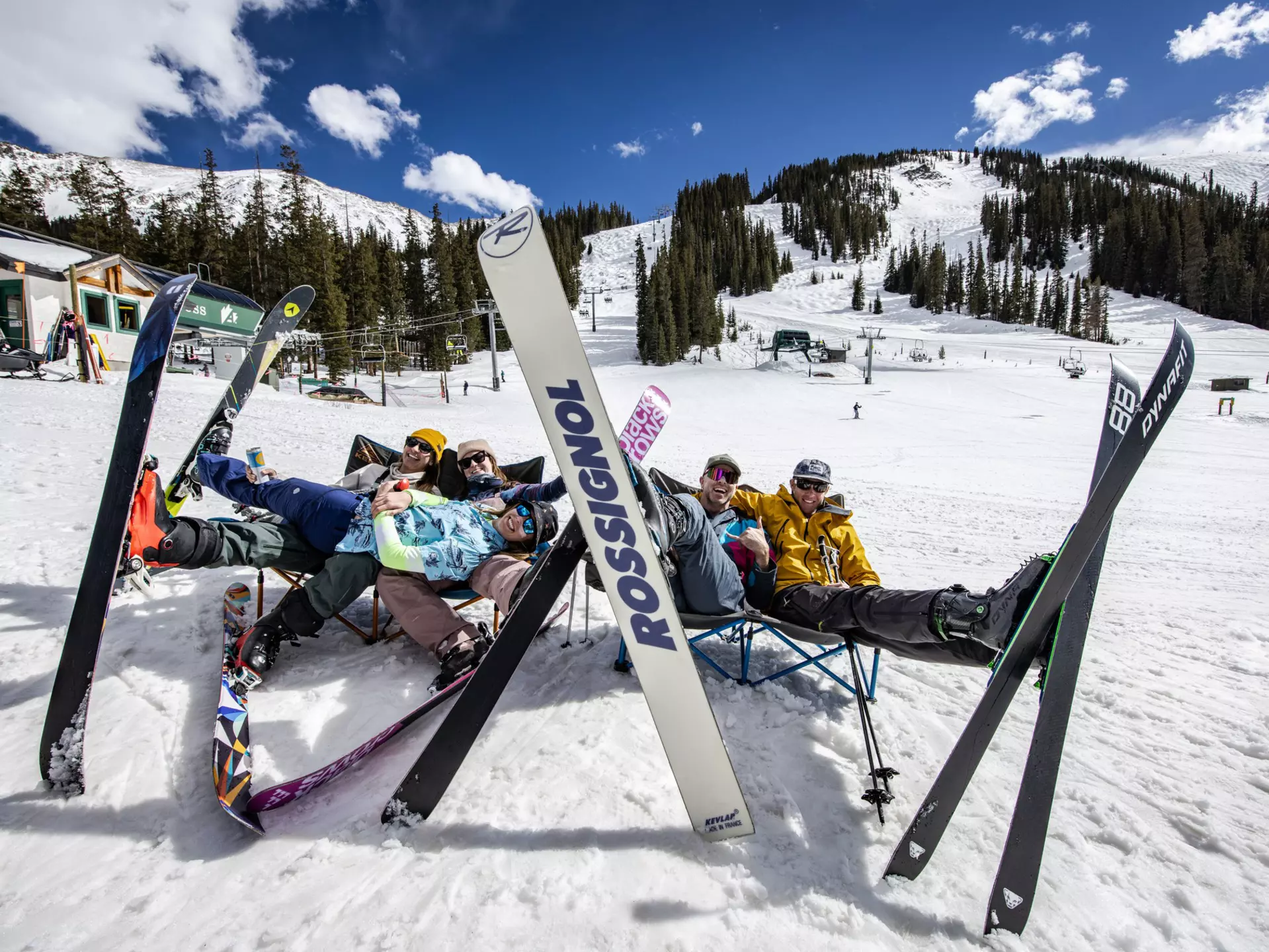 After you shred the Poly, hang out in the sun at The Beach at the Basin and you'll wonder why you ever went to a bar. Ian Zimmer for Arapahoe Basin
