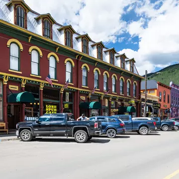 Take an evening to explore the bars on Prescott's Whiskey Row before heading off on your Arizona road trip to Sedona. Andriy Blokhin/Shutterstock