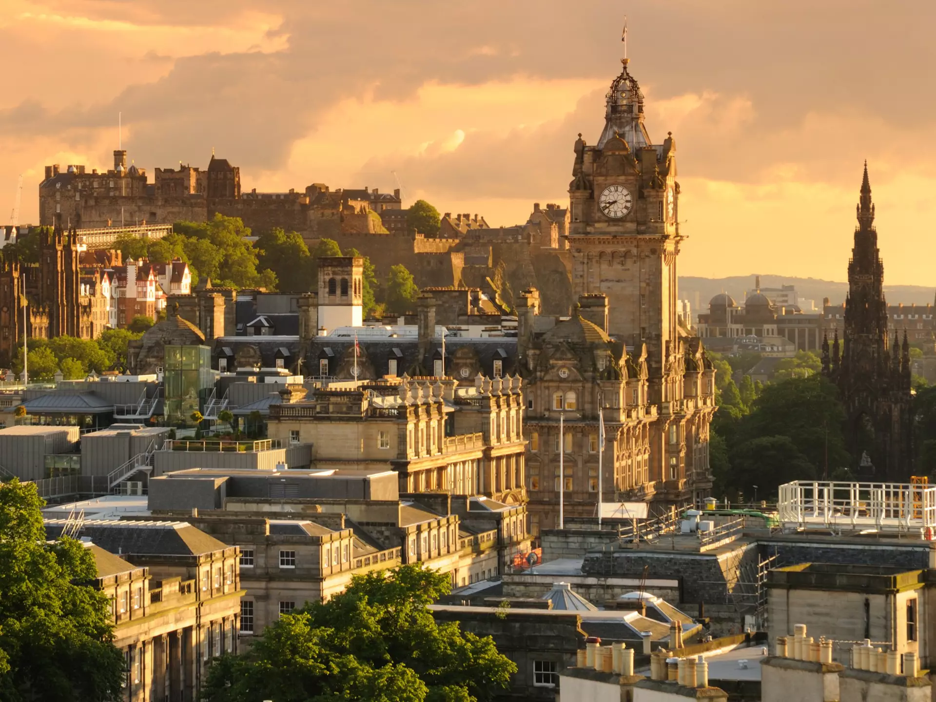 The historic streets of Edinburgh are a joy to wander on foot. Chris Hepburn/Getty Images