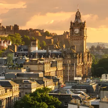 The historic streets of Edinburgh are a joy to wander on foot. Chris Hepburn/Getty Images
