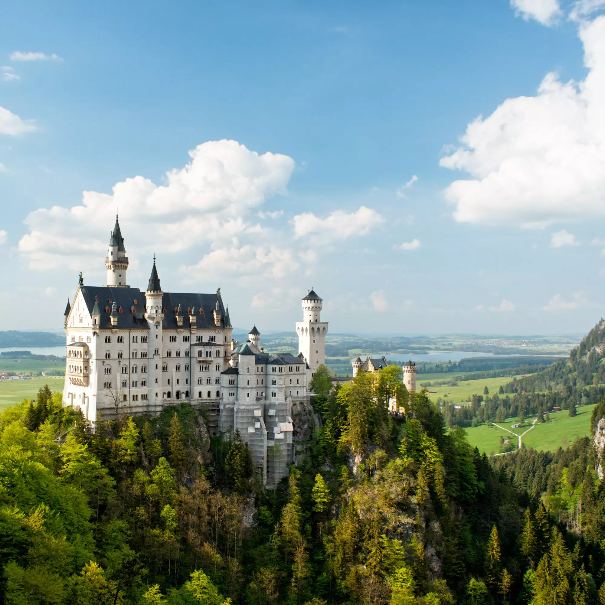 Neuschwanstein Castle, Bavaria, Germany.