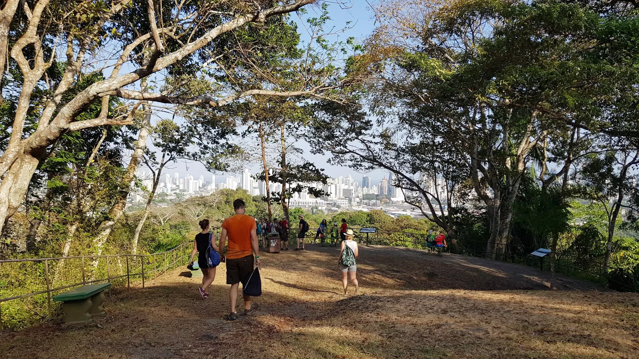 Parque Natural Metropolitano, with a view of the Panama City skyline. mimher/Shutterstock