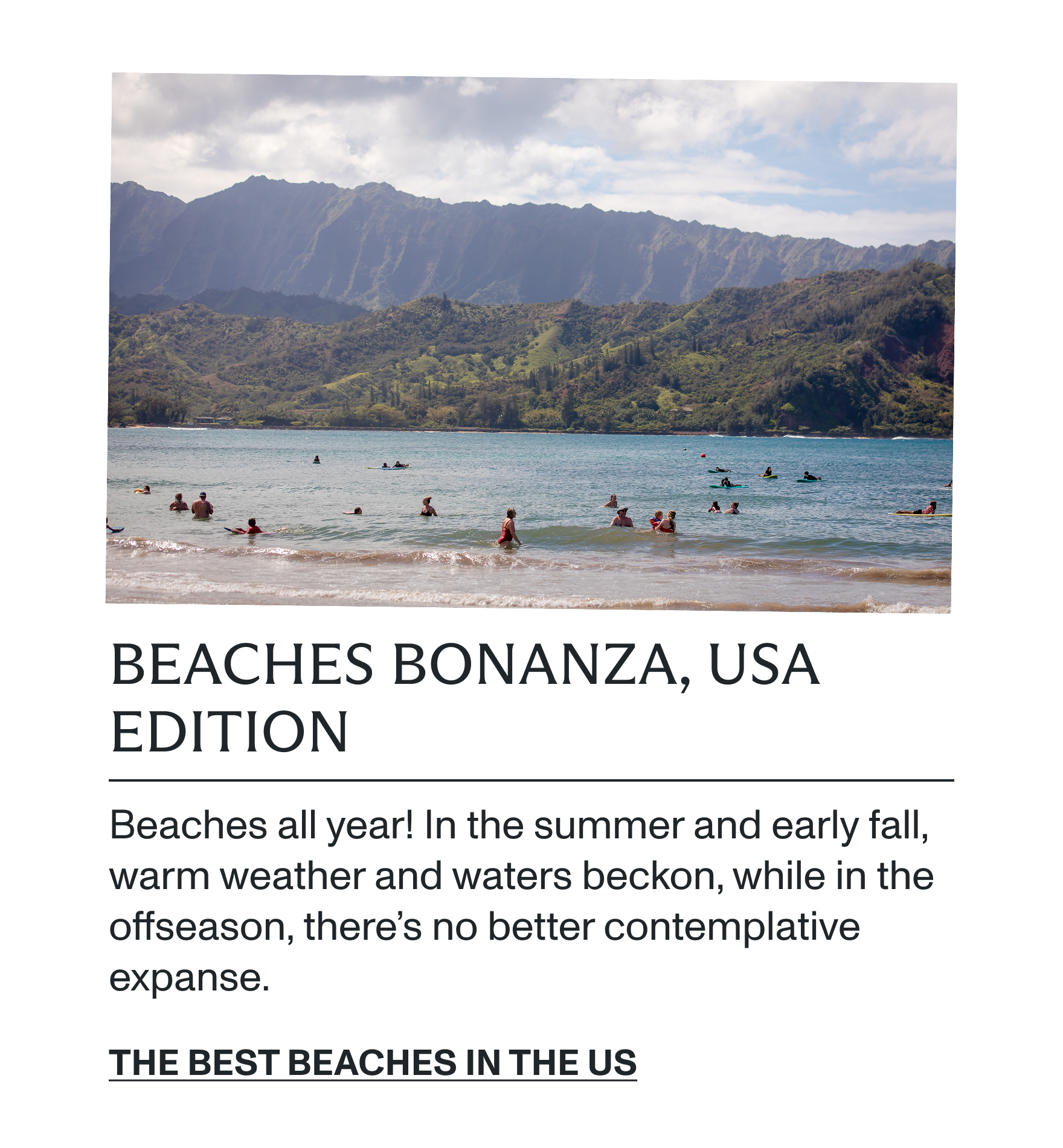 The best beaches in the US