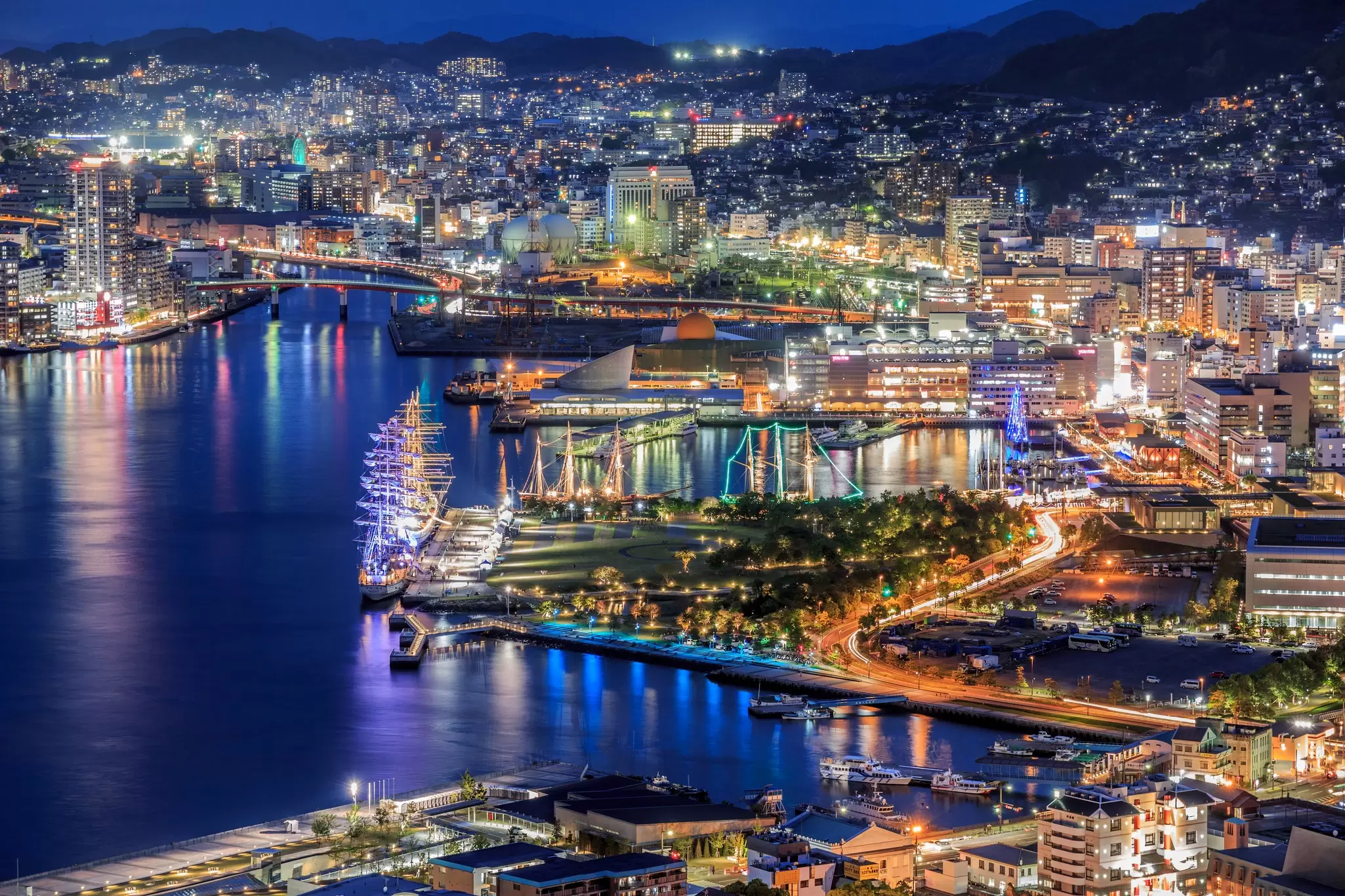 Nagasaki is a dynamic city, with memories of a painful past as well as a vibrant, diverse present. tomophotography / Getty images