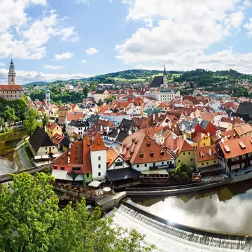 The historic center of Český Krumlov, Czechia. JossK/Shutterstock