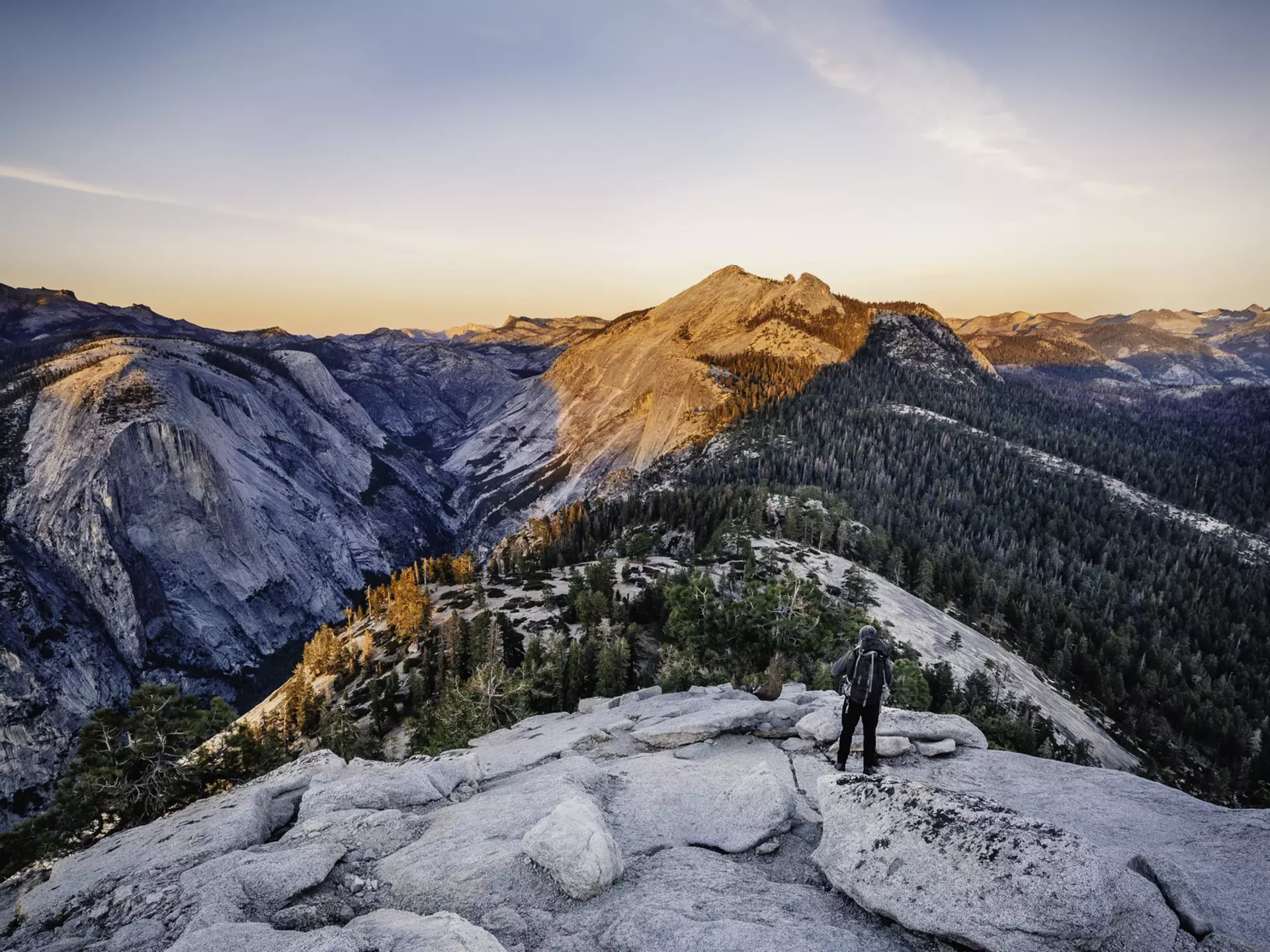 Hiking in Yosemite. EyeEm Mobile GmbH/Getty Images