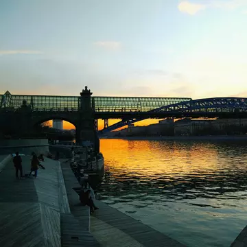 Bridge Over River Against Sky During Sunset