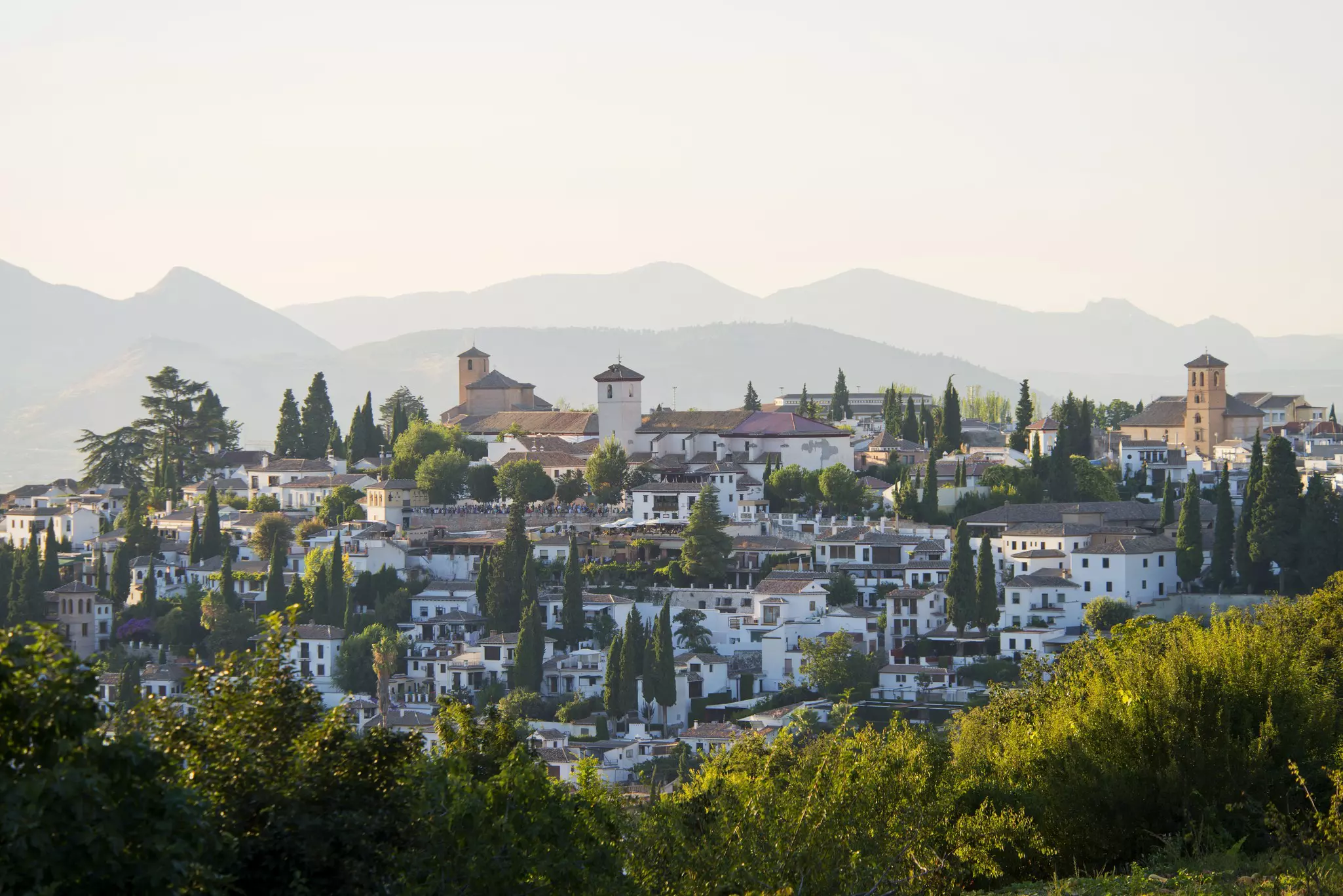 The Albaycin district in Granada, Spain