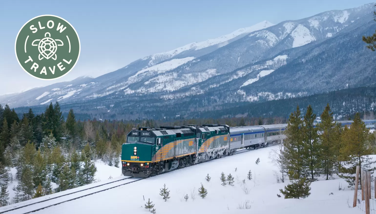 Crossing the Canadian Rockies by train © Via Rail