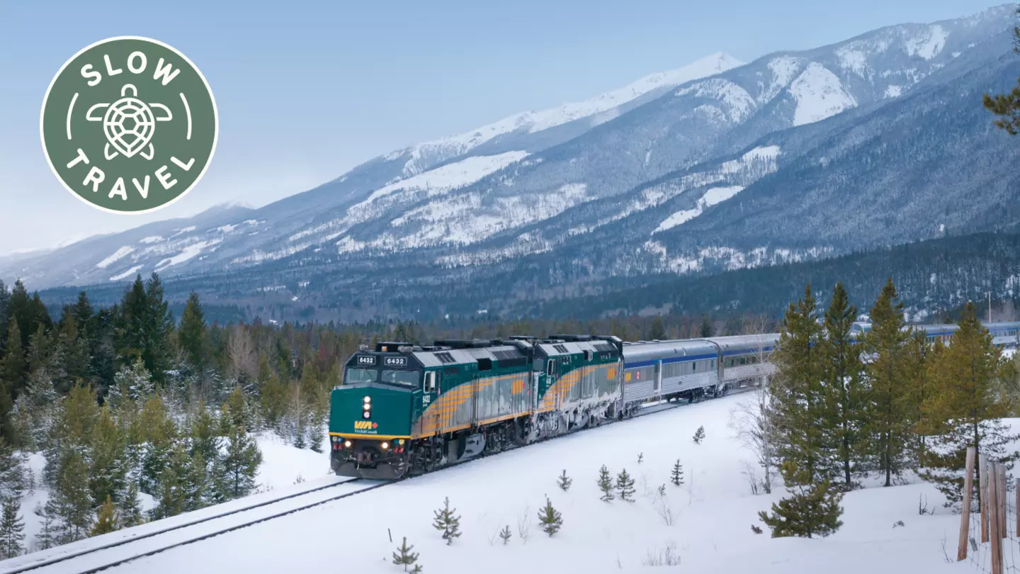 Crossing the Canadian Rockies by train © Via Rail