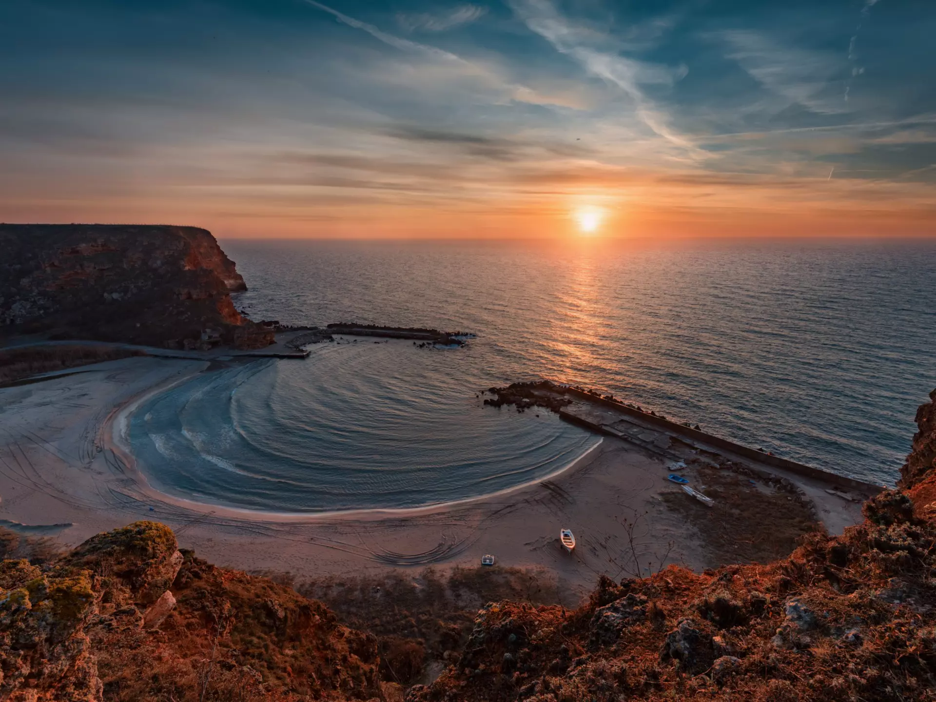 Sunrise at Bolata Bay, Bulgaria