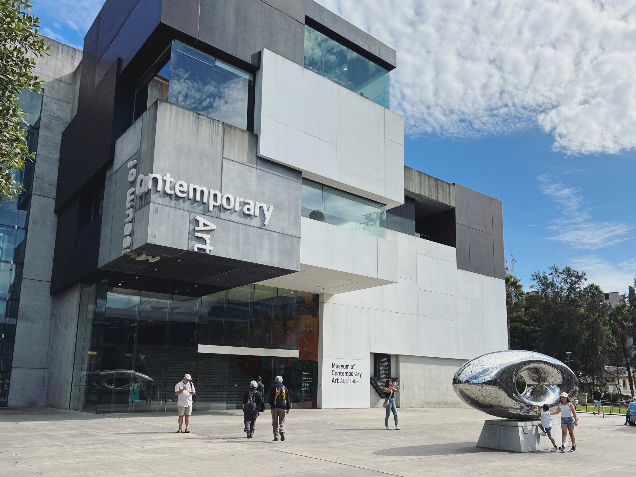 Facade of the Museum of Contemporary Art Australia, located at Circular Quay, Sydney.