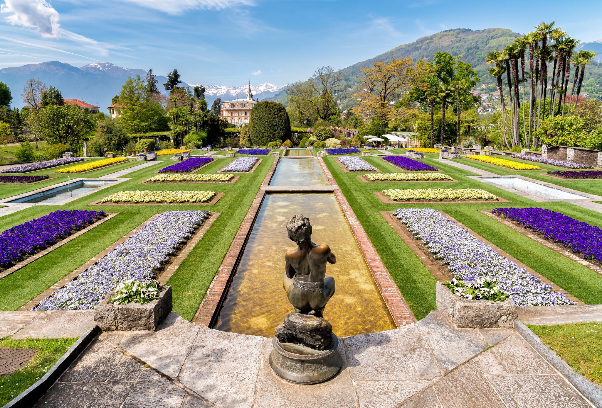 The Botanical Gardens of Villa Taranto, located on the shore of Lake Maggiore in Pallanza, Verbania, Italy.
