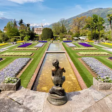 The Botanical Gardens of Villa Taranto, located on the shore of Lake Maggiore in Pallanza, Verbania, Italy.