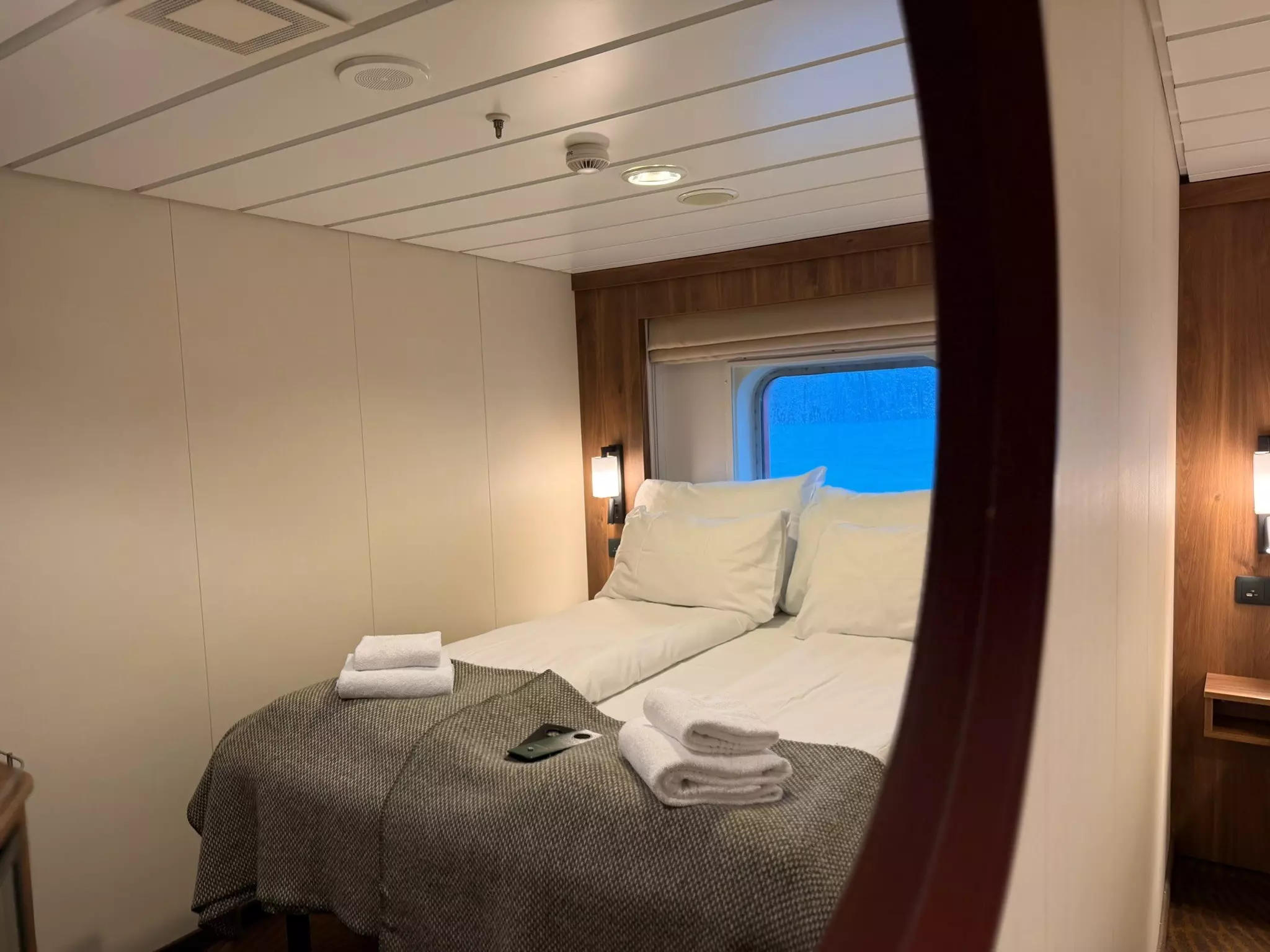 Berth on Hurtigurten ship in Arctic Norway