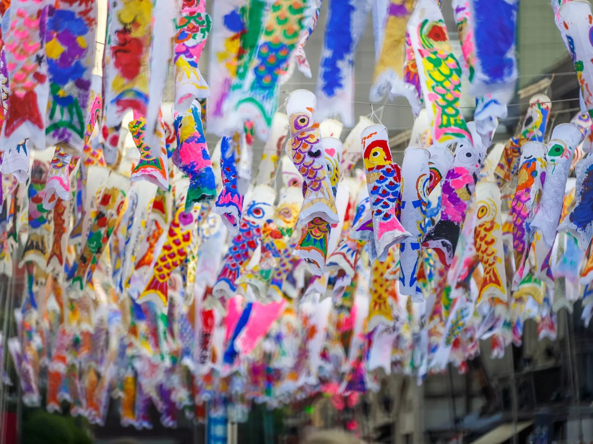 Colorful carp streamers, called Koinobori, fly in Kawagoe
1289819743