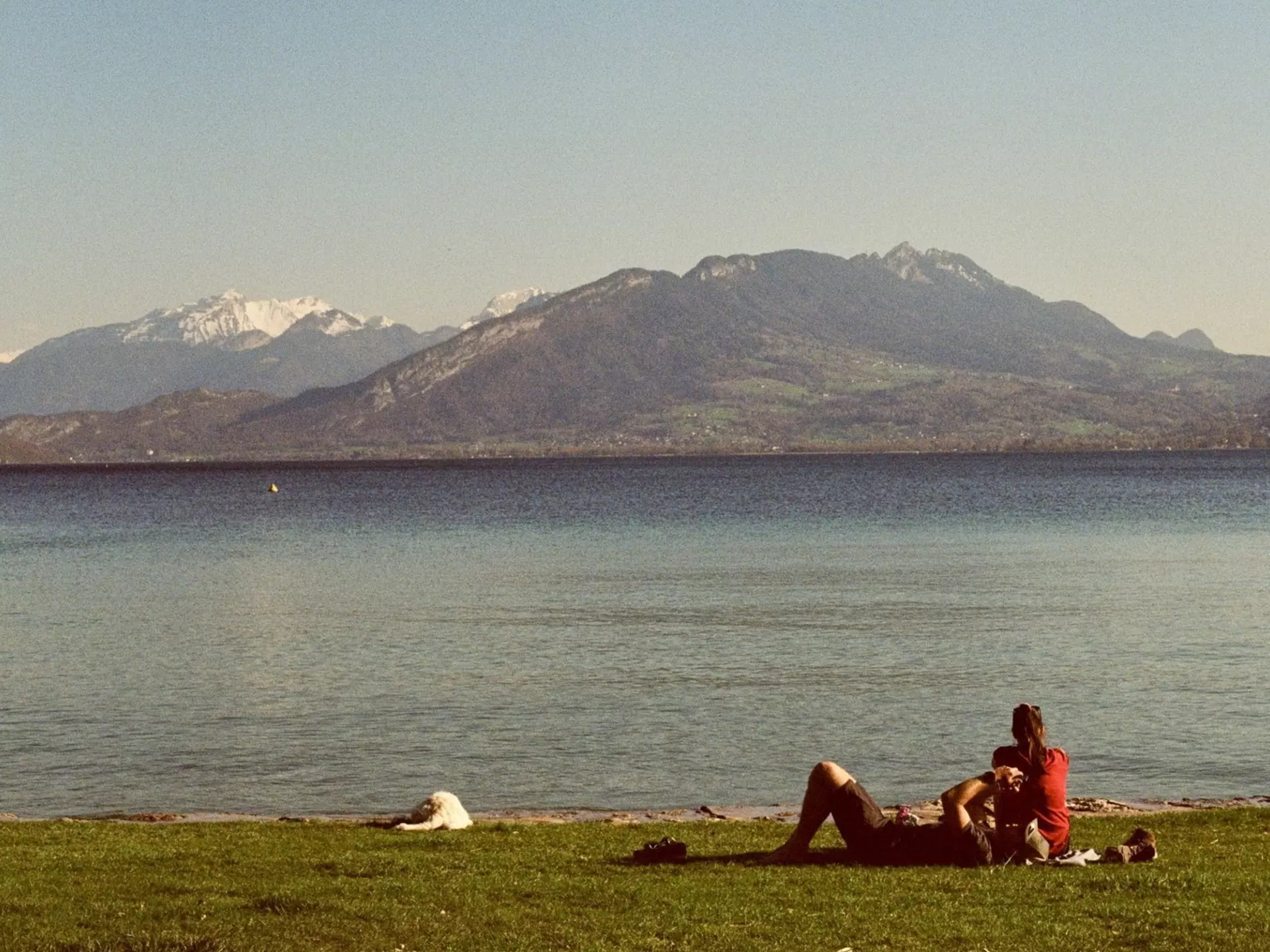Relaxing on the waterfront of Lake Annecy. Ann Douglas Lott/Lonely Planet