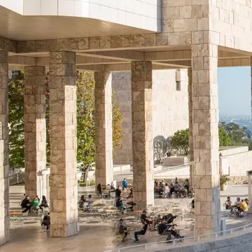 Los Angeles, CA: October 21, 2017:   The Getty Center in Los Angeles.  The Getty Center opened its doors in  December 16, 1997.  , License Type: media, Download Time: 2025-07-24T09:45:34.000Z, User: oneseven7891, Editorial: true, purchase_order: 56530 - Guidebooks, job: Global Publishing WIP, client: Experience California 2, other: Dominic Allen