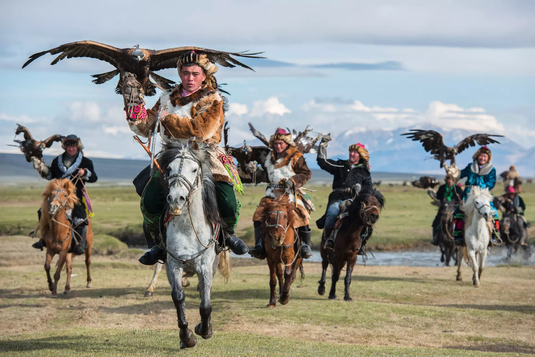 Seeing Kazakh eagle hunters will thrill kids of all ages © Natthawat / Getty Images