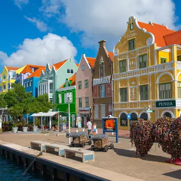 Handelskade Street in Willemstad. Wangkun Jia/Shutterstock

