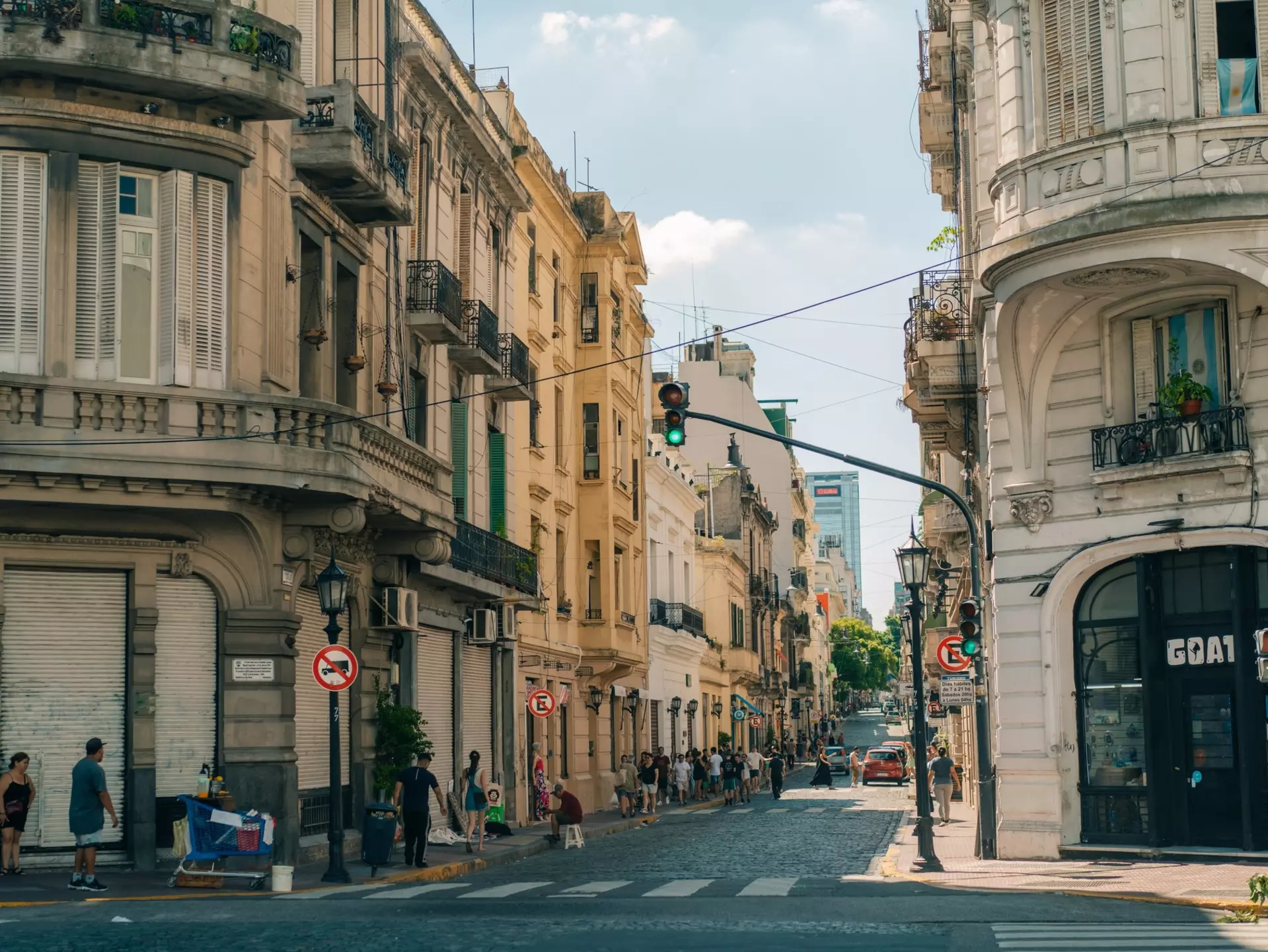 Get lost in the diversity of Buenos Aires' neighborhoods, like San Telmo. Brester Irina/Shutterstock