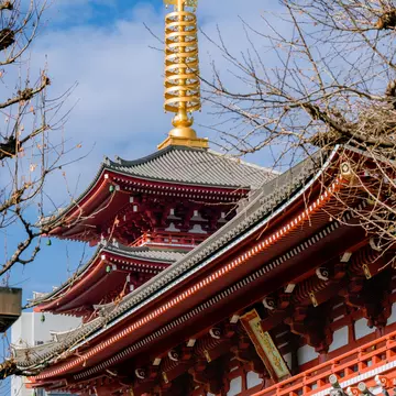 Exterior of the Sensouji Temple.