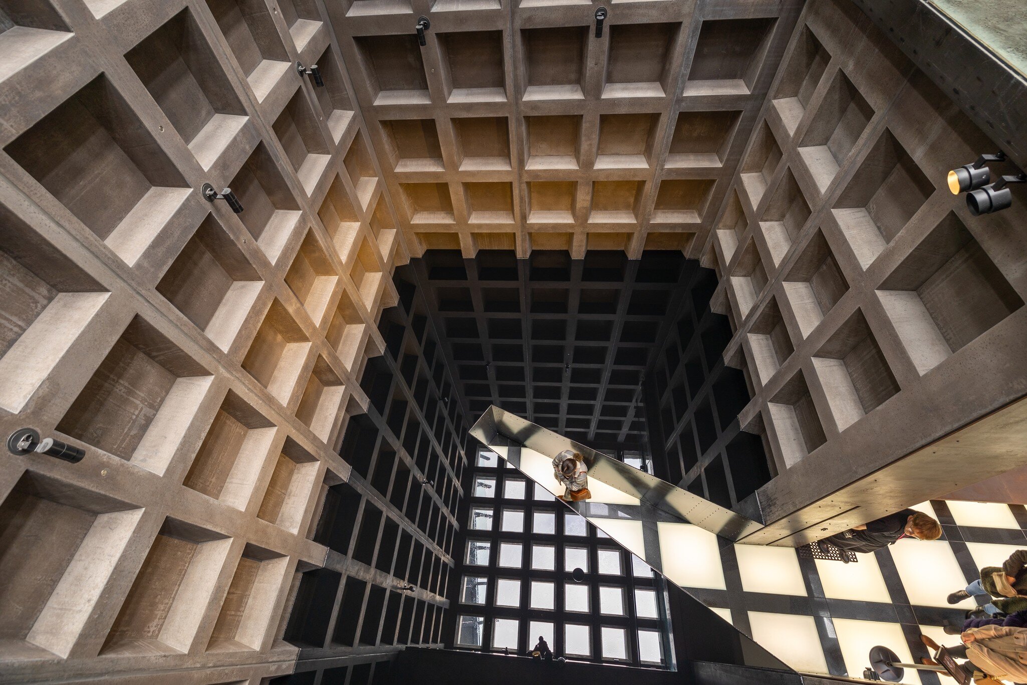 View of an art installation at the Mona Museum of Old and New Art in Hobart, Tasmania.