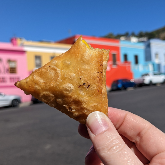 Samosa in the Bo-Kaap in Cape Town, South Africa