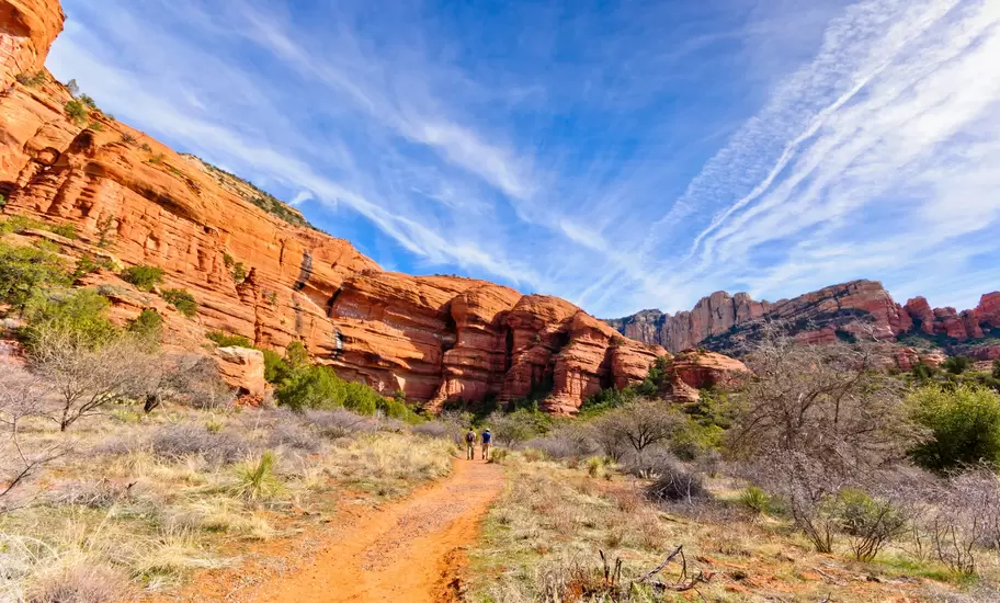  A trail at the Palatki ruins in Sedona, Arizona