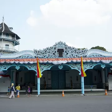 Solo - August, 2021 : Keraton Surakarta Hadiningrat is the official Palace of the Surakarta Hadiningrat Sunanate which is located in Surakarta City which was founded by Sri Susuhunan Pakubuwana II.; Shutterstock ID 2035299296; your: Bridget Brown;...