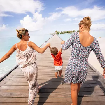The Maldives isn't just a honeymoon destination – it's an adventure for the whole family © AleksanderNakic / Getty Images