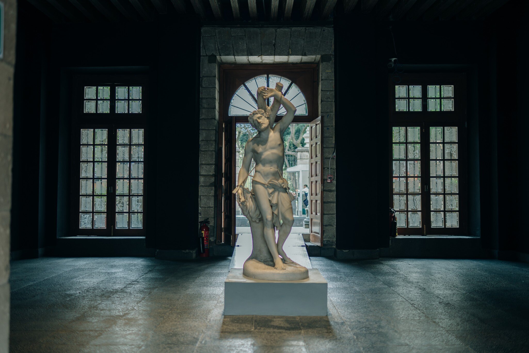 A statue in the Museo Nacional de San Carlos in Mexico City.