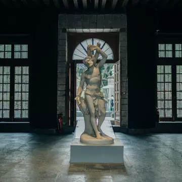 A statue in the Museo Nacional de San Carlos in Mexico City.