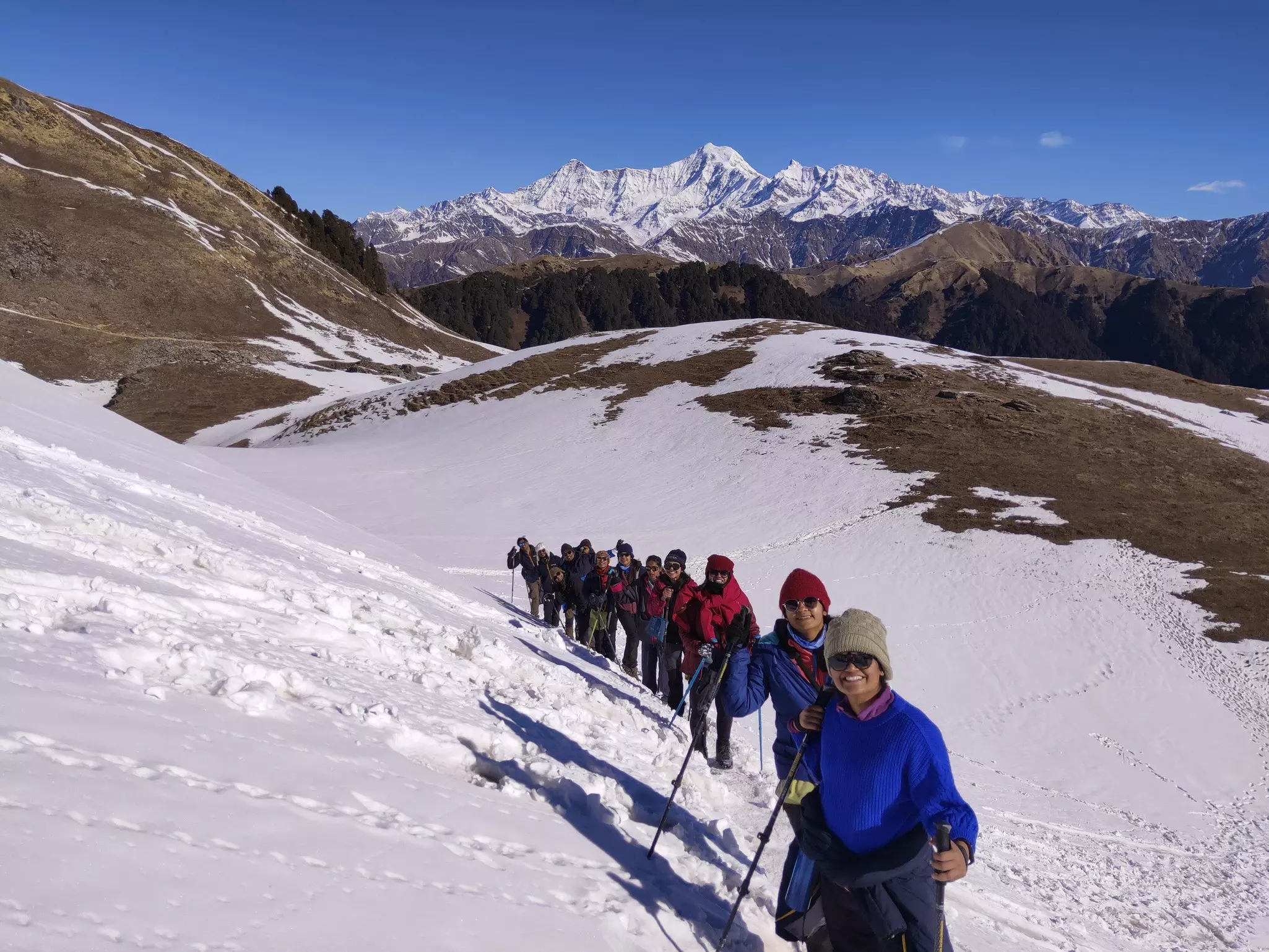 The adventure therapy treks with Indiahikes include group sessions © Preethi Chandrasekhar / Lonely Planet