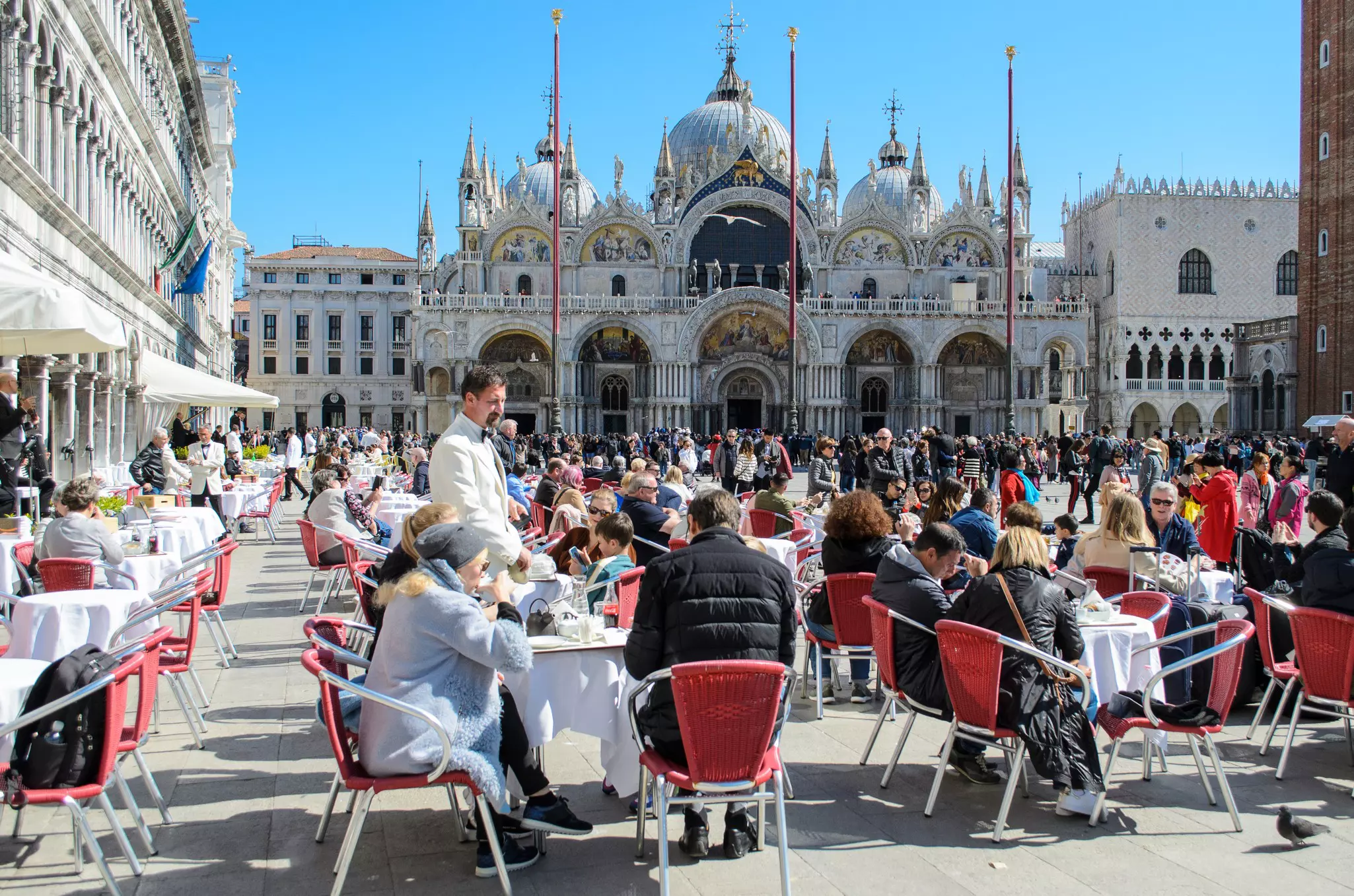 After an overnight train from Rome, you can be in Venice’s Piazza San Marco for breakfast © Sergejs Filimon/Shutterstock