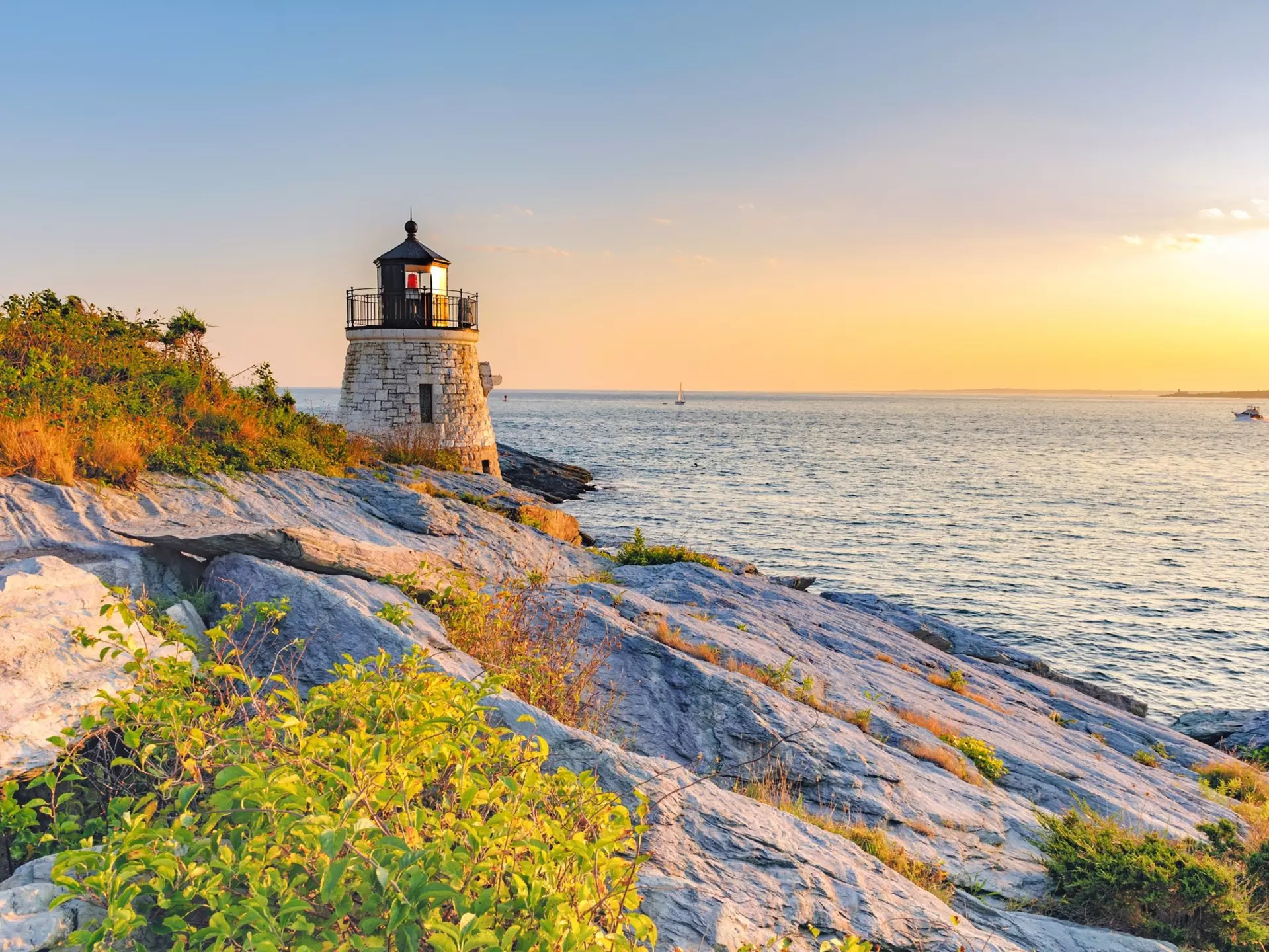 Castle Hill Lighthouse in Newport, Rhode Island. Marianne Campolongo/Shutterstock