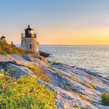 Castle Hill Lighthouse in Newport, Rhode Island. Marianne Campolongo/Shutterstock