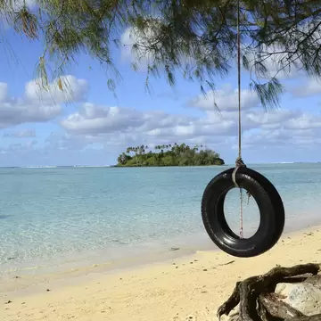 Muri Beach on Rarotonga in the Cook Islands