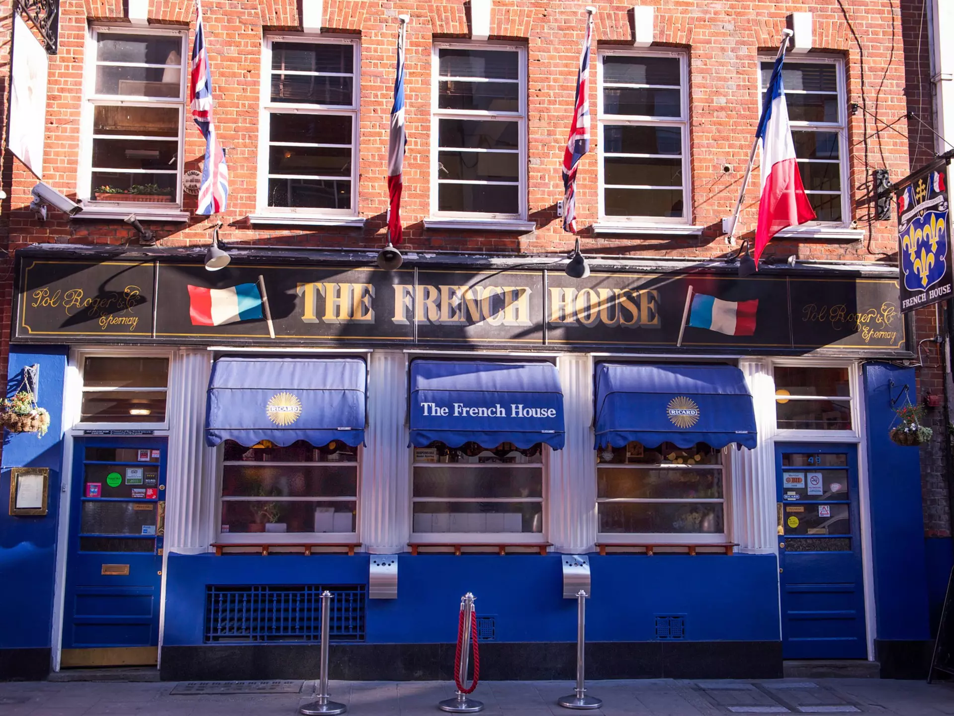 The French House in London. Peter Clark, via The French House